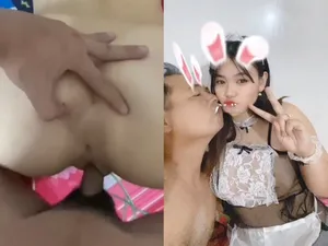 Người chồng đi làm xa, người vợ ở nhà mây mưa với trai